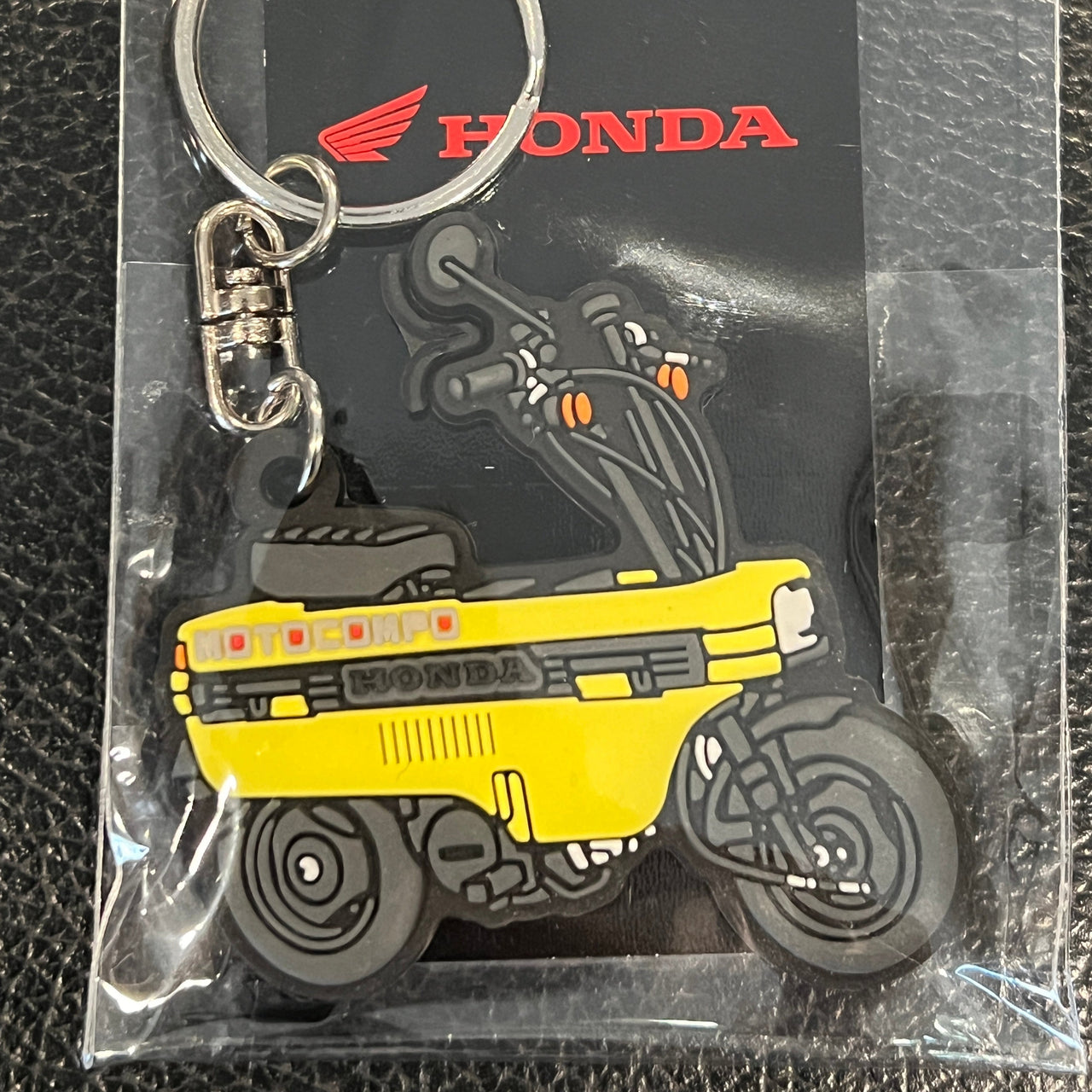 Keychain - Honda Motocompo - Yellow, Large