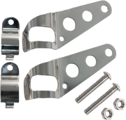 Headlight Mounting Brackets, Stainless Cycle Refinery