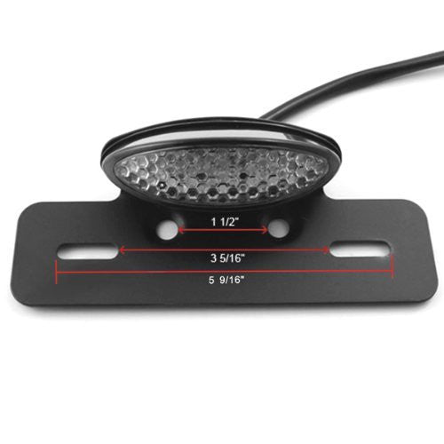 Cateye Lens 12V LED Motorcycle Brake Tail Light Cycle Refinery