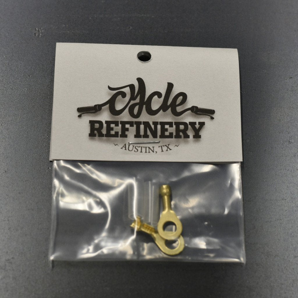5.5mm I.D. Brass Ring Terminal for 18-16 AWG wire Cycle Refinery