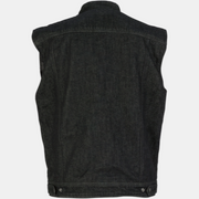 Z1R Black Denim Vest Cycle Refinery