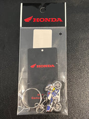 Honda NSR 250 Keychain - Blue Cycle Refinery