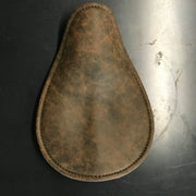 Distressed Brown Solo Seat - Small Cycle Refinery