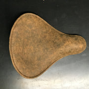 Distressed Brown Solo Seat - Large Cycle Refinery