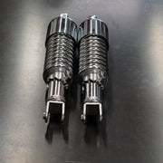 "Shorty" Shocks - Chrome - Eye/Clevis (298mm) Cycle Refinery