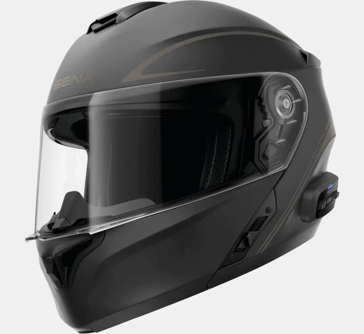Sena Outrush R Modular Helmet - Black Cycle Refinery