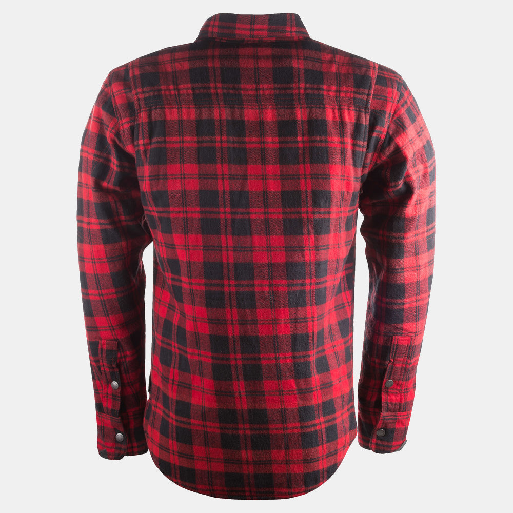 Highway 21 Marksman Riding Flannel - Black/Red Cycle Refinery